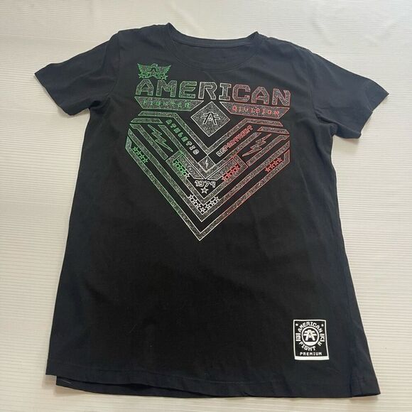 American Fighter Black Short Sleeve T-Shirt Size  Medium New - Picture 1 of 7